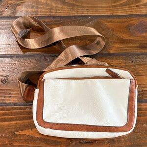 Stylish Cream and Brown Women’s Bag